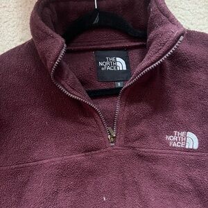 The North Face Maroon Fleece Jacket